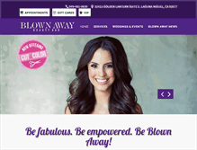 Tablet Screenshot of beblownaway.com